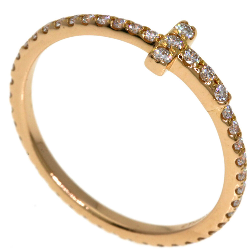 TIFFANY & CO. 18k Gold Diamond Ring